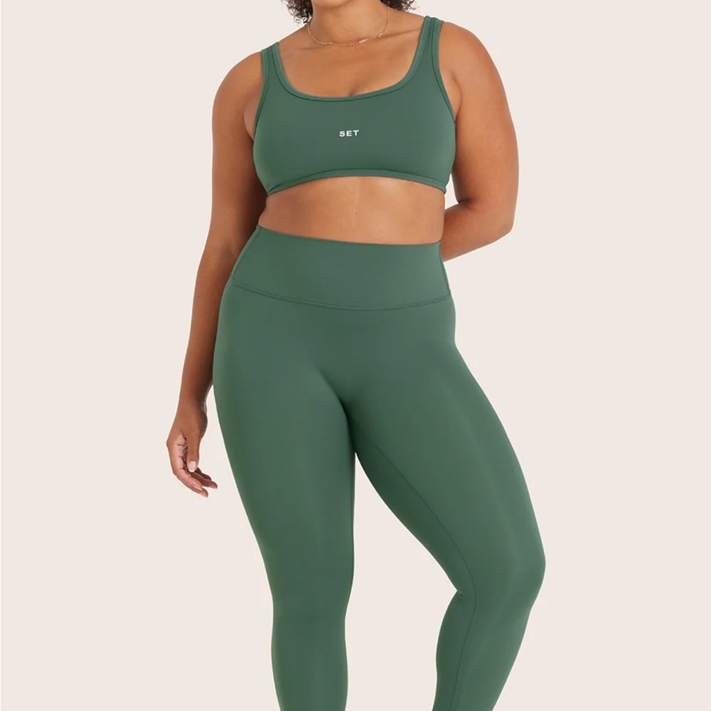 Airluxe breathe bra & leggings set juniper M/L